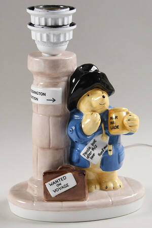 Paddington Bear Electric Lamp No Shade