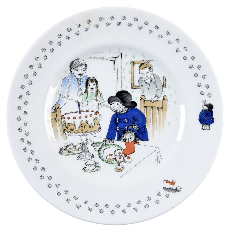 Paddington Bear Birthday Salad Plate