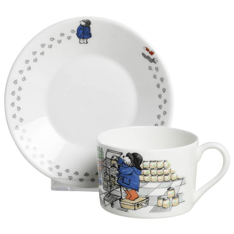 Paddington Bear Flat Cup & Saucer Set