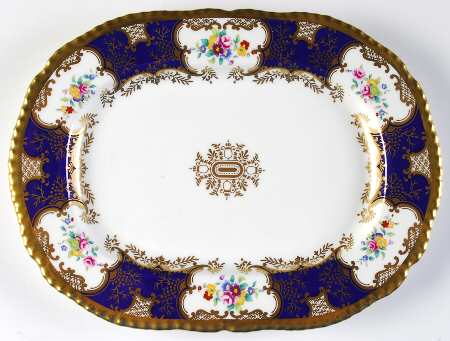 Panel Cobalt 12" Oval Serving Platter