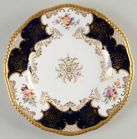 Panel Cobalt Luncheon Plate