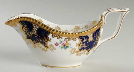 Panel Cobalt Gravy Boat
