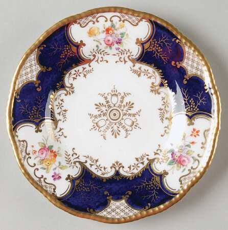 Panel Cobalt Bread & Butter Plate