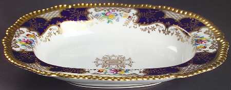 Panel Cobalt 10" Oval Vegetable Bowl