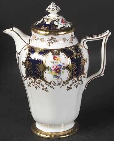Panel Cobalt Coffee Pot & Lid