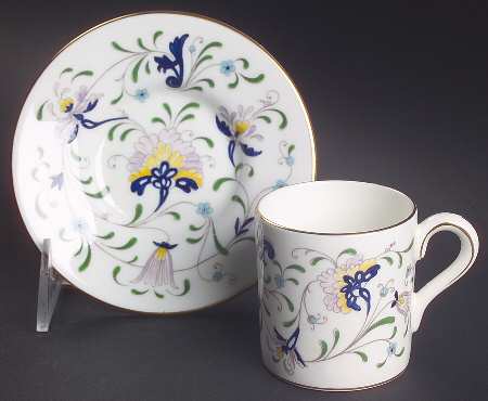 Pageant Flat Demitasse Cup & Saucer Set