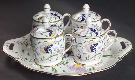 Pageant Pot De Creme Set (Tray with 4 Pots)