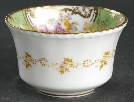 Panel Green Individual Open Sugar Bowl