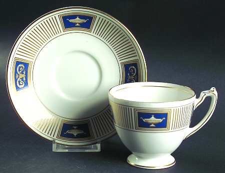 Footed Cup & Saucer Set
