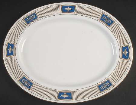Palladian 14" Oval Serving Platter by Coalport