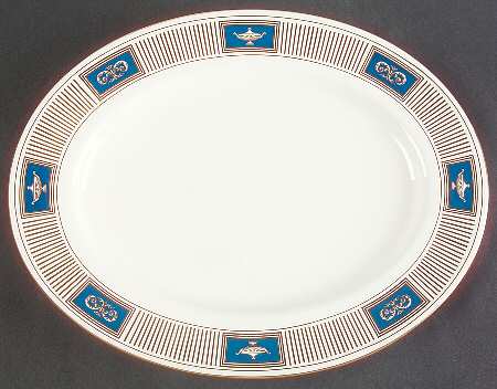 Palladian 13" Oval Serving Platter by Coalport