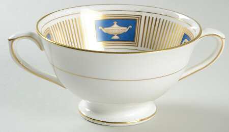 Palladian Footed Cream Soup Bowl by Coalport