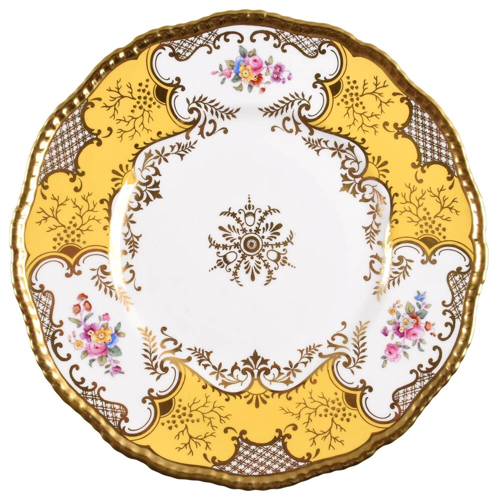 Panel Yellow Dinner Plate