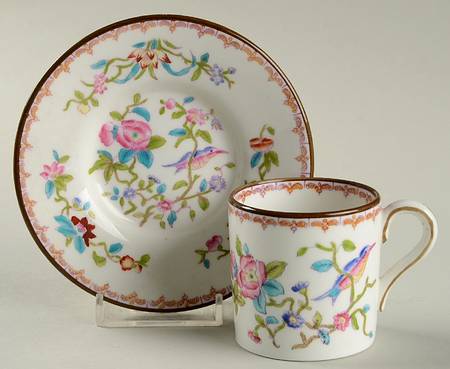 Pembroke (Smooth Edge) Flat Demitasse Cup & Saucer Set