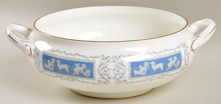 Revelry Blue Round Vegetable No Lid