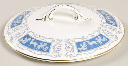 Revelry Blue Lid for Round Vegetable