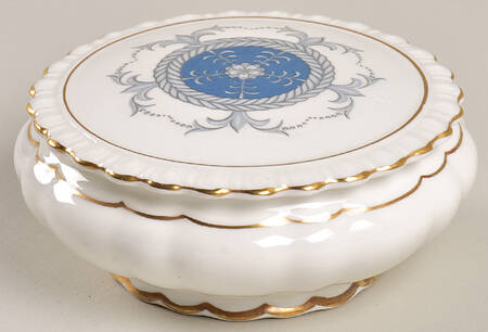 Revelry Blue 3" Round Box & Lid