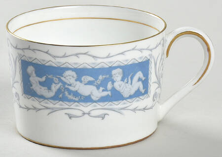 Revelry Blue Flat Cup
