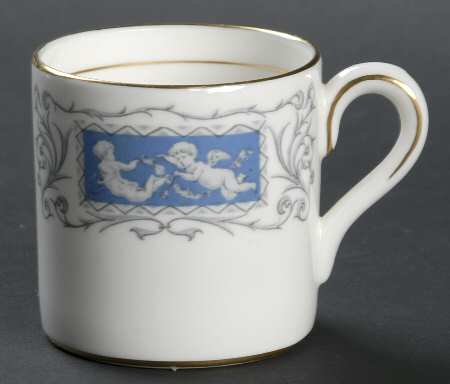 Revelry Blue Flat Demitasse Cup