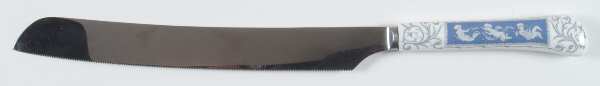 Revelry Blue Wedding Cake Knife with Stainless Blade