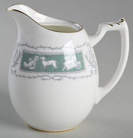 Revelry Green (Smooth) Large Syrup No Lid by Coalport