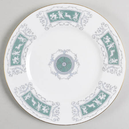 Revelry Green (Smooth) Luncheon Plate