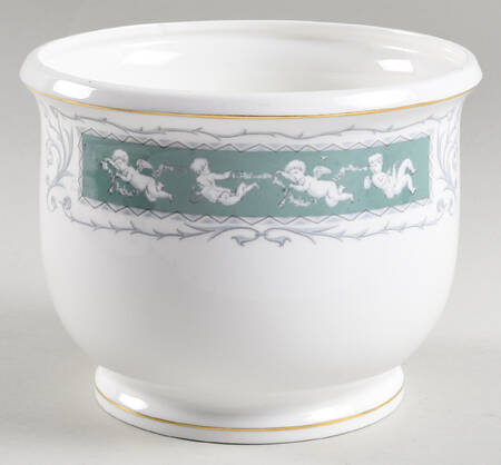 Revelry Green (Smooth) Medium Cachepot by Coalport