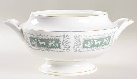 Revelry Green (Smooth) Round Vegetable No Lid