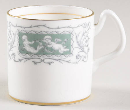 Revelry Green (Smooth) Flat Demitasse Cup