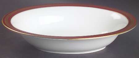 Red Wheat 9" Oval Vegetable Bowl