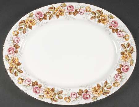 Rosalinda 14" Oval Serving Platter