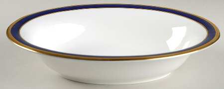 Rutland Cobalt Blue 9" Oval Vegetable Bowl by Coalport