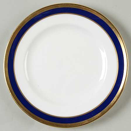 Rutland Cobalt Blue Bread & Butter Plate by Coalport
