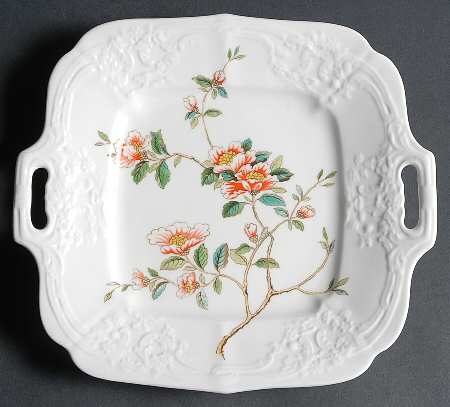 Samarkand Square Handled Cake Plate