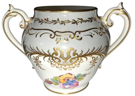Sandringham Gray Sugar Bowl No Lid