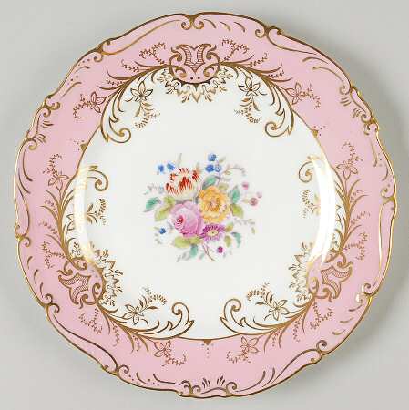 Sandringham Pink Luncheon Plate