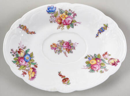Sevres Group (Embossed, No Trim) Underplate for Gravy Boat