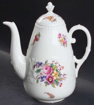 Sevres Group (Embossed, No Trim) Small Coffee Pot & Lid