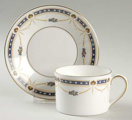Sherborne Flat Cup & Saucer Set