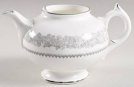 Silver Wedding Teapot No Lid