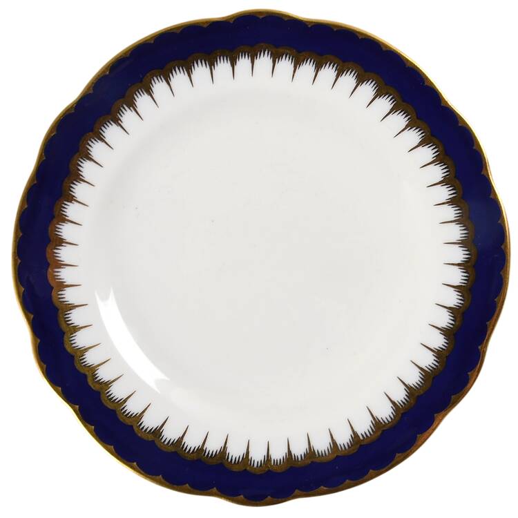 Spearpoint Cobalt Dessert/Pie Plate