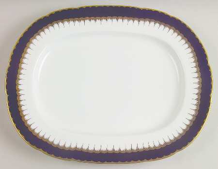 Spearpoint Cobalt 15" Oval Serving Platter