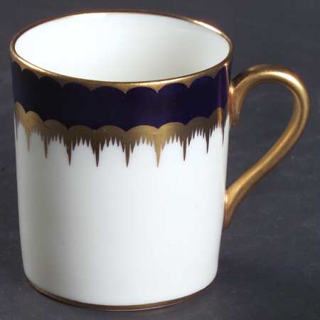 Spearpoint Cobalt Flat Demitasse Cup