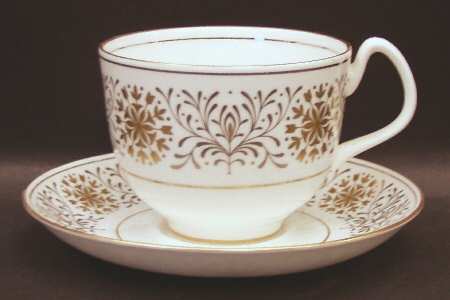 Spanish Lace Flat Cup & Saucer Set