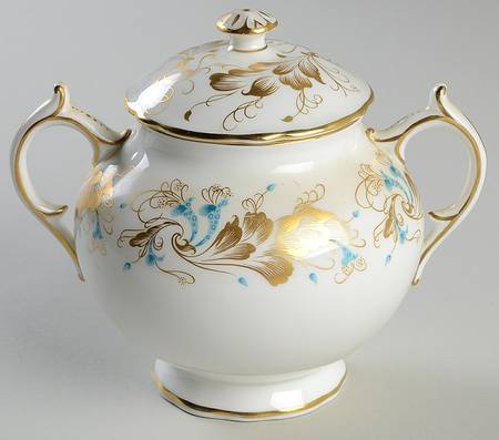 Strange Orchid (White Background) Sugar Bowl & Lid