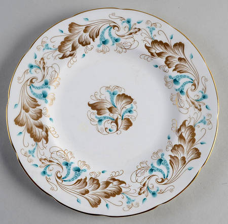 Strange Orchid (White Background) Salad Plate