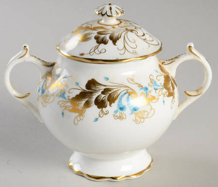 Strange Orchid (White Background) Sugar Bowl & Lid