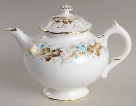 Strange Orchid (White Background) Mini Teapot & Lid