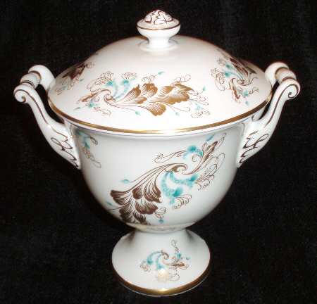 Strange Orchid (White Background) Covered Vase