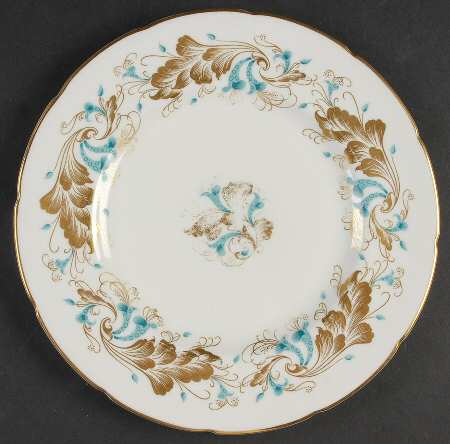 Strange Orchid (White Background) Luncheon Plate
